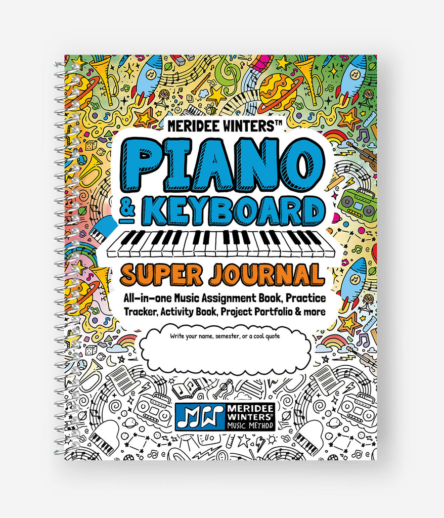 [SPIRAL BOUND VERSION] Meridee Winters Piano & Keyboard Super Journal ...