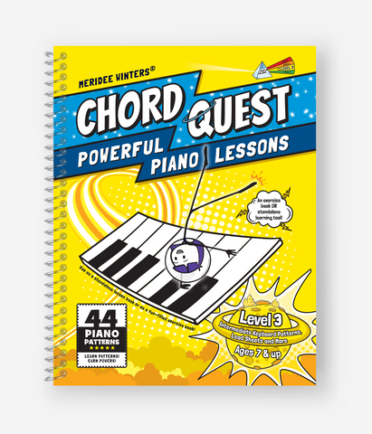 [SPIRAL BOUND VERSION] CHORD QUEST Powerful Piano Lessons Level 3:Intermediate Keyboard Patterns, Lead Sheets and More