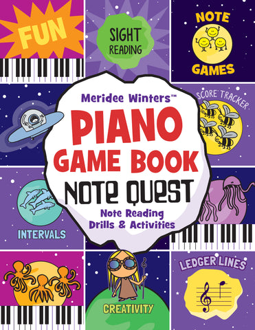 Meridee Winters Note Quest (Piano Game Book)